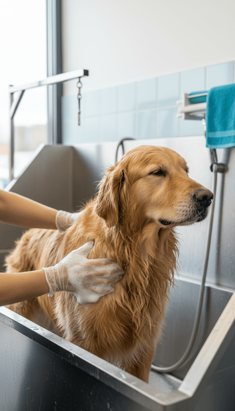 Bathing, done gentle